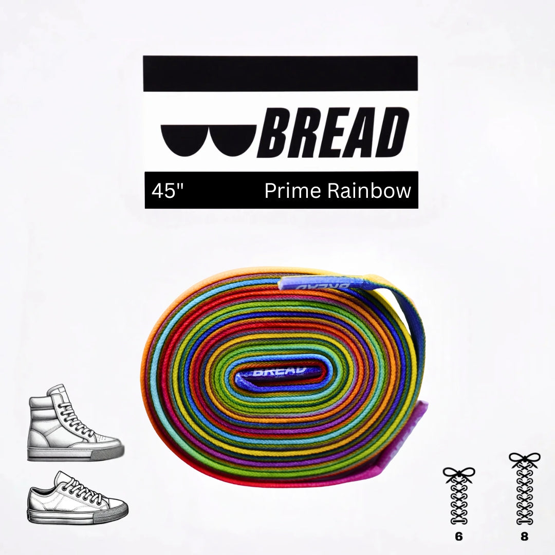Prime Rainbow Laces - Krudco. Skateshop
