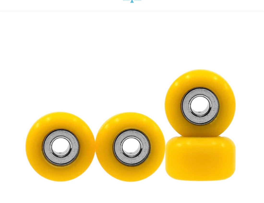 Teak Tuning Eco Street wheels 85d polyurethane “Yellow” - Krudco. Skateshop