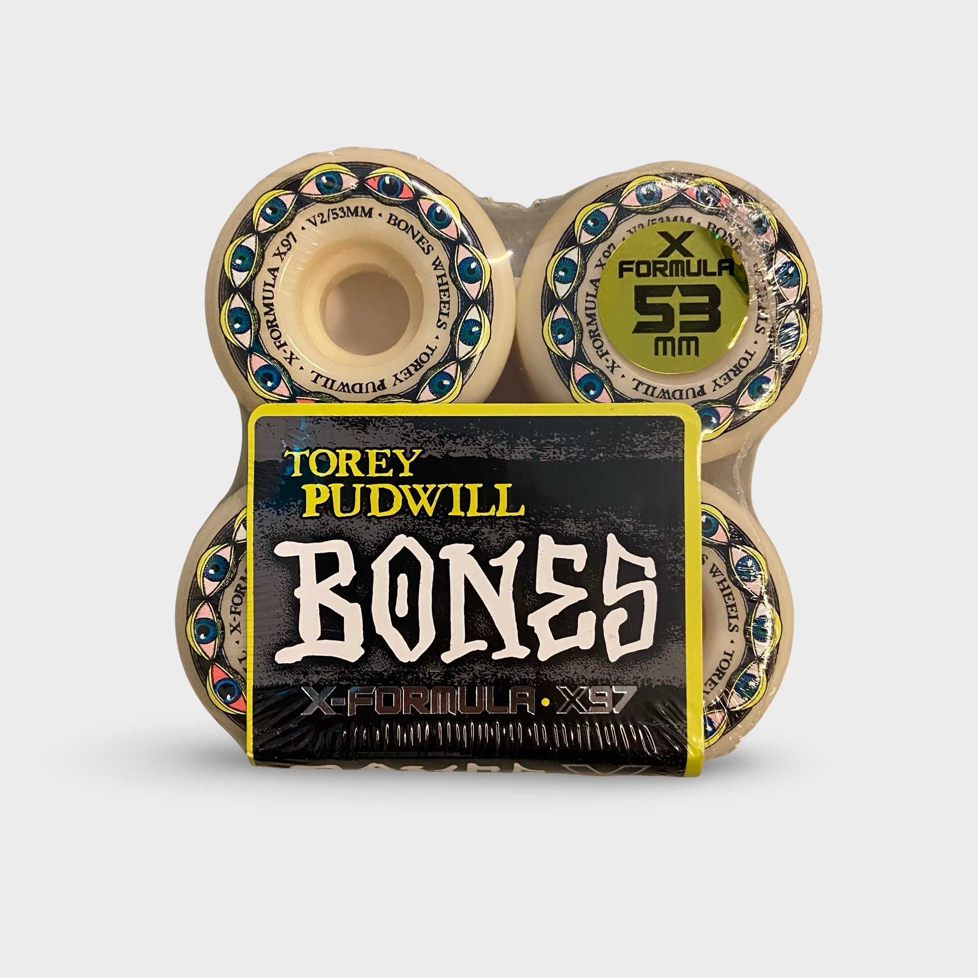 Bones 53MM 97a Tory Pudwill X Formula Wheels – Krudco. Skateshop