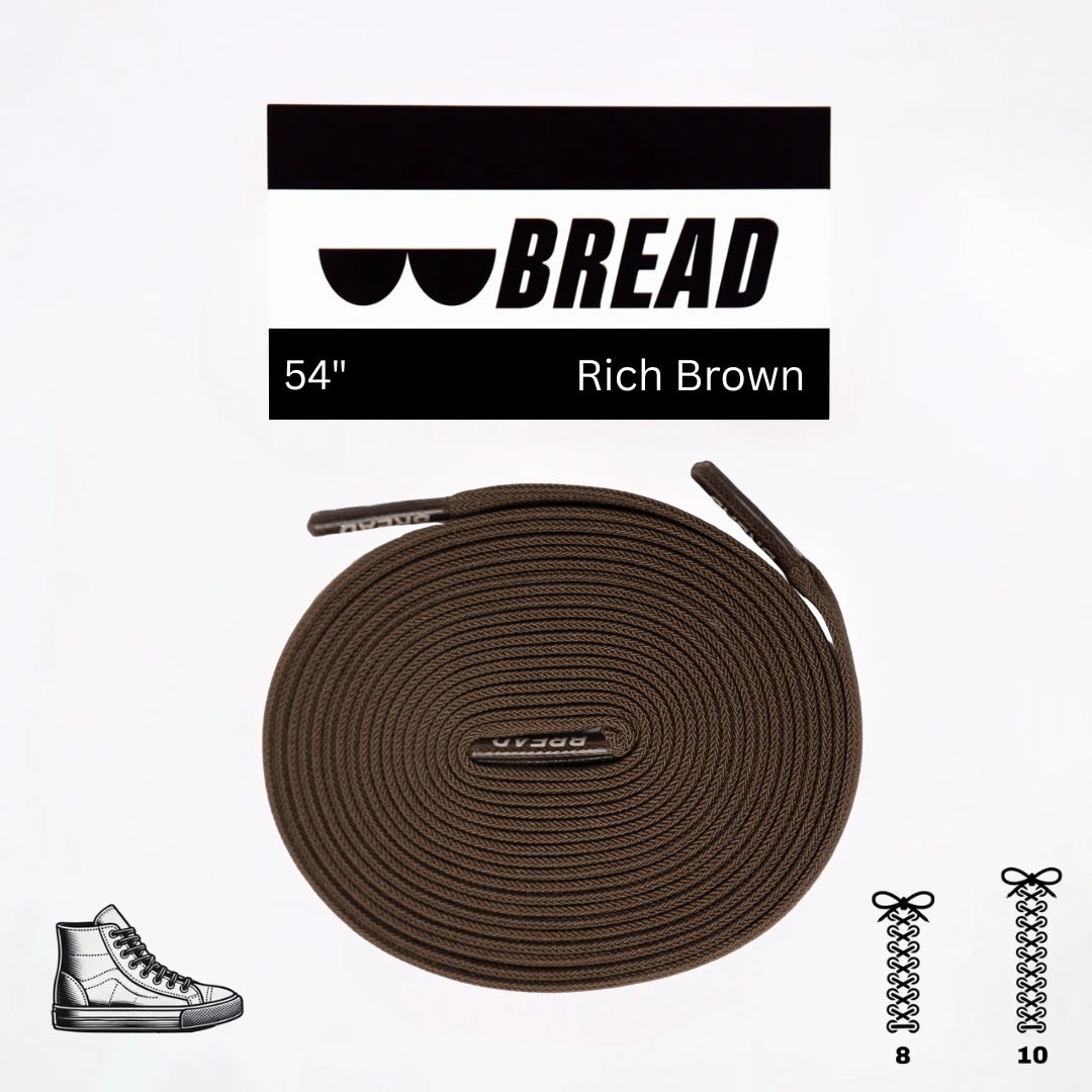 Rich Brown Laces - Krudco. Skateshop