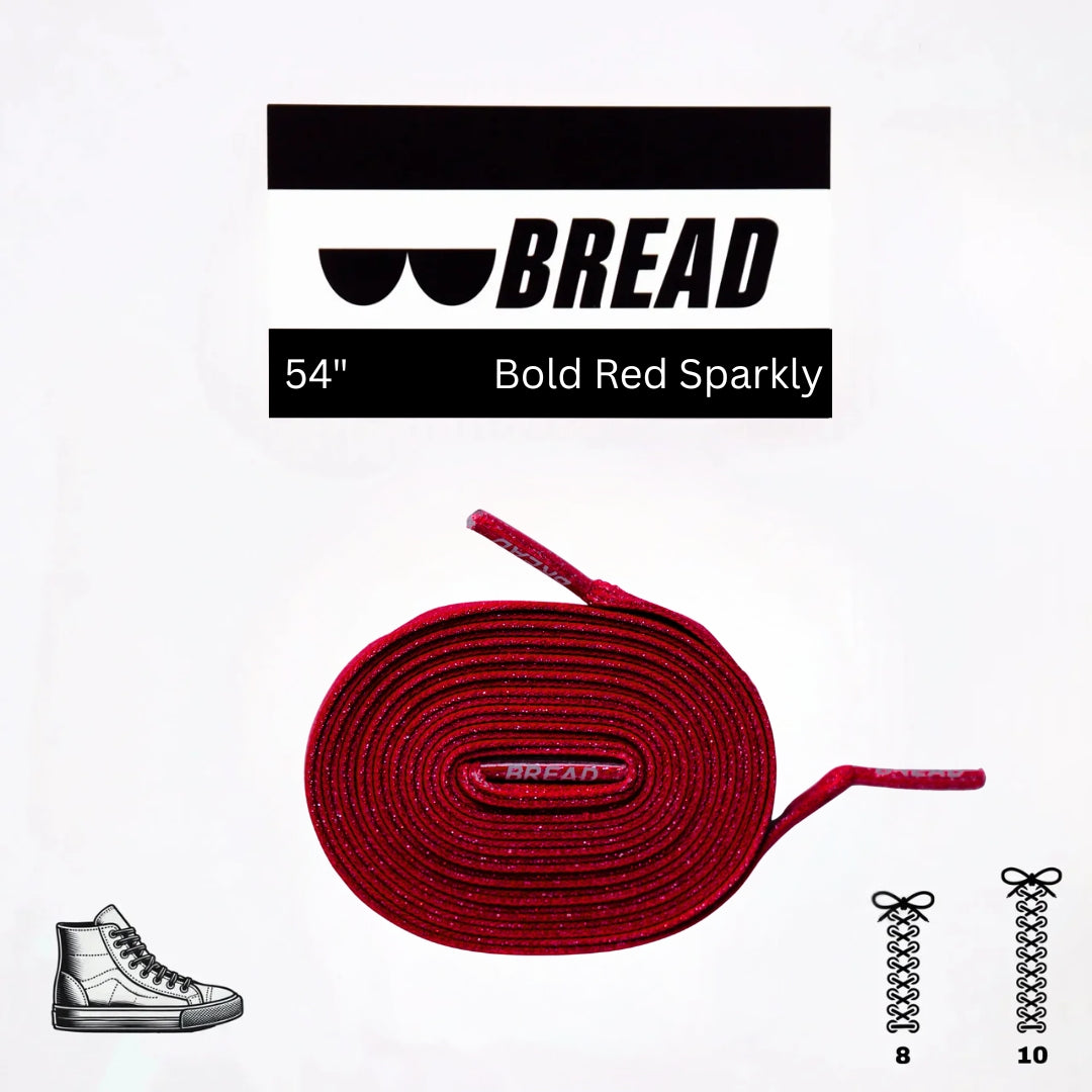 Bold Red Laces - Krudco. Skateshop
