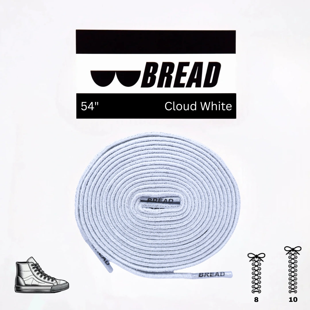 Cloud White Laces - Krudco. Skateshop