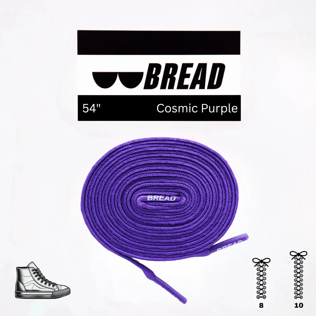 Cosmic Purple Laces - Krudco. Skateshop