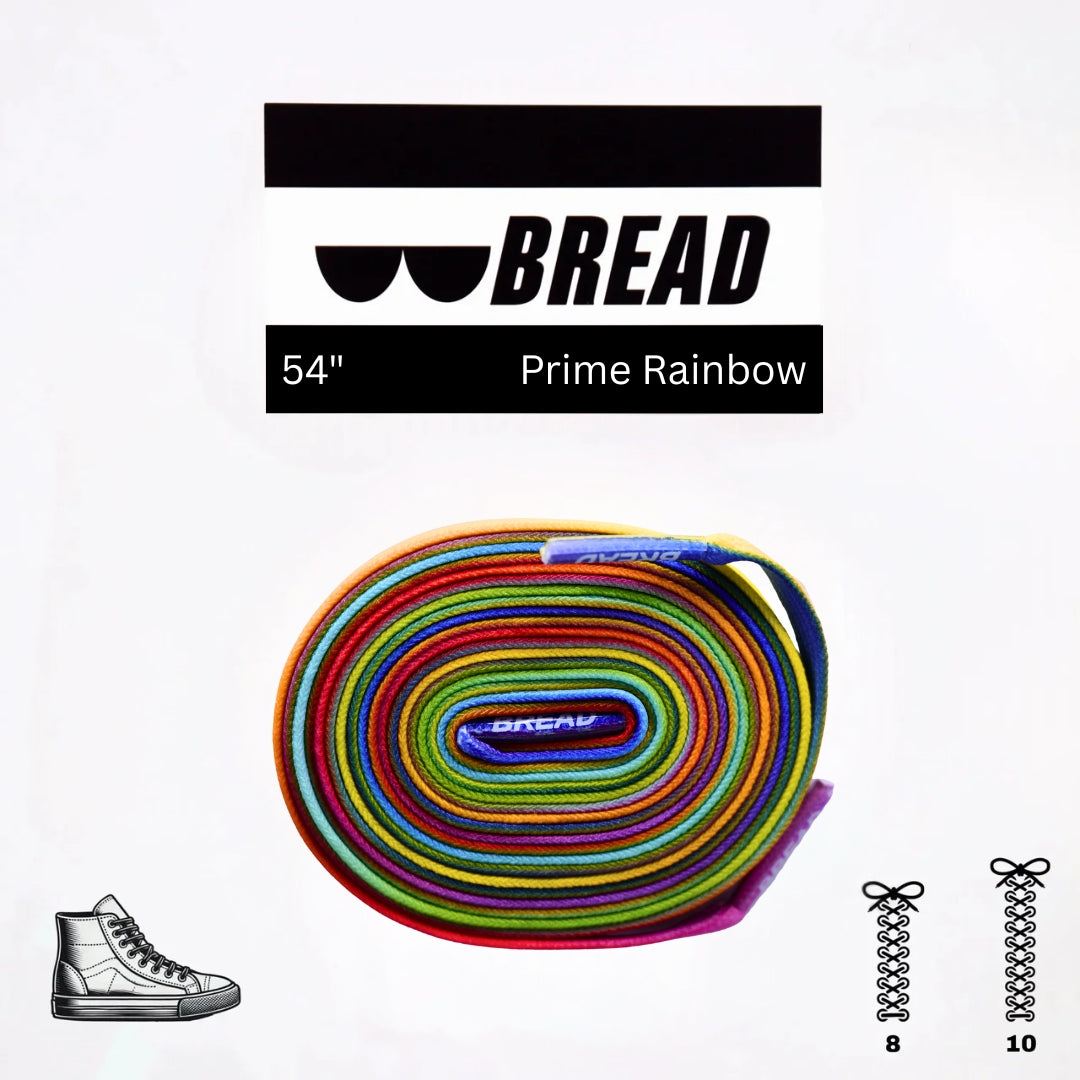 Prime Rainbow Laces - Krudco. Skateshop