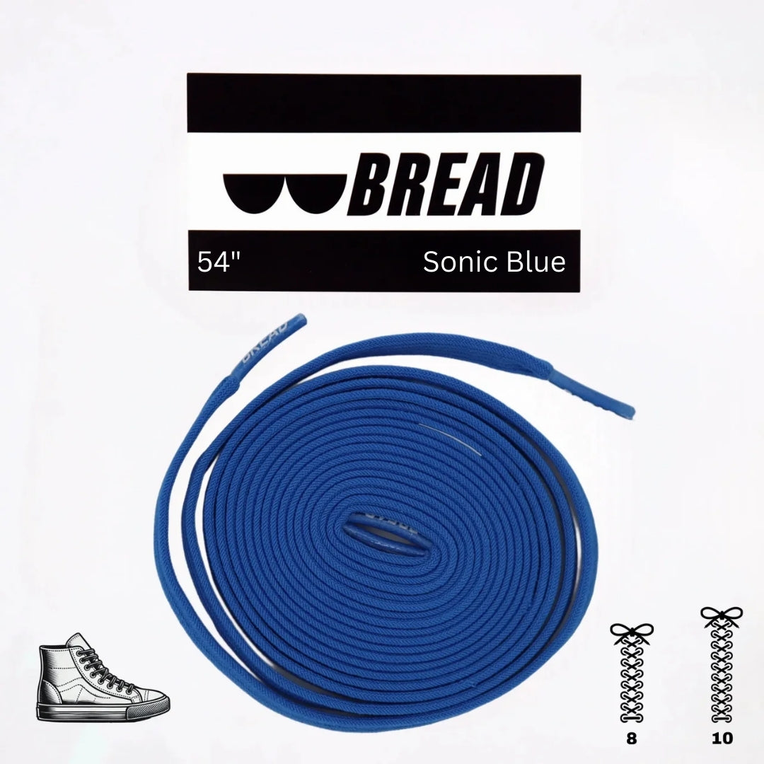 Sonic Blue Laces - Krudco. Skateshop