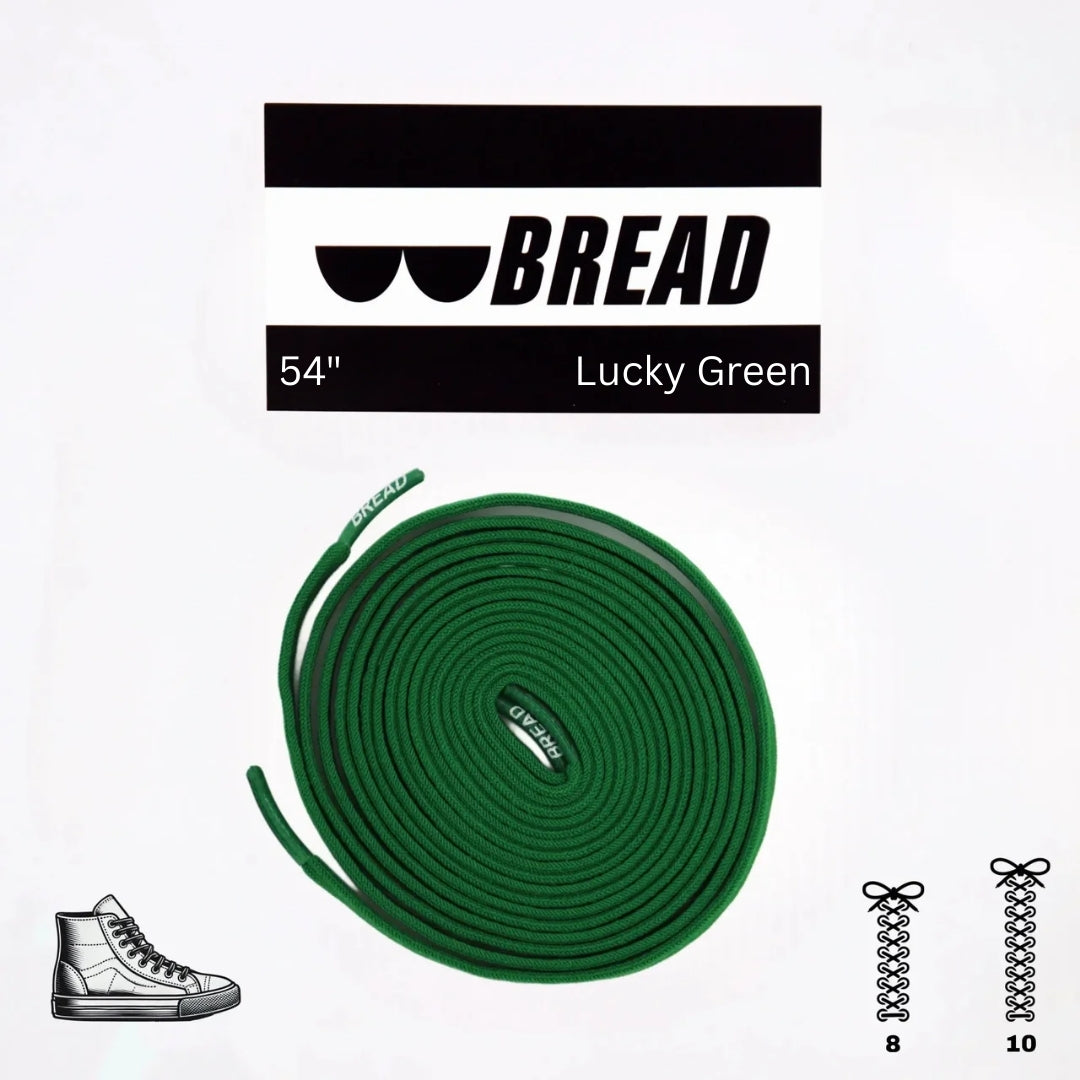 Lucky Green Laces - Krudco. Skateshop