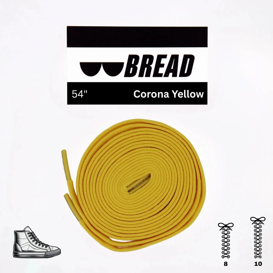 Corona Yellow Laces - Krudco. Skateshop