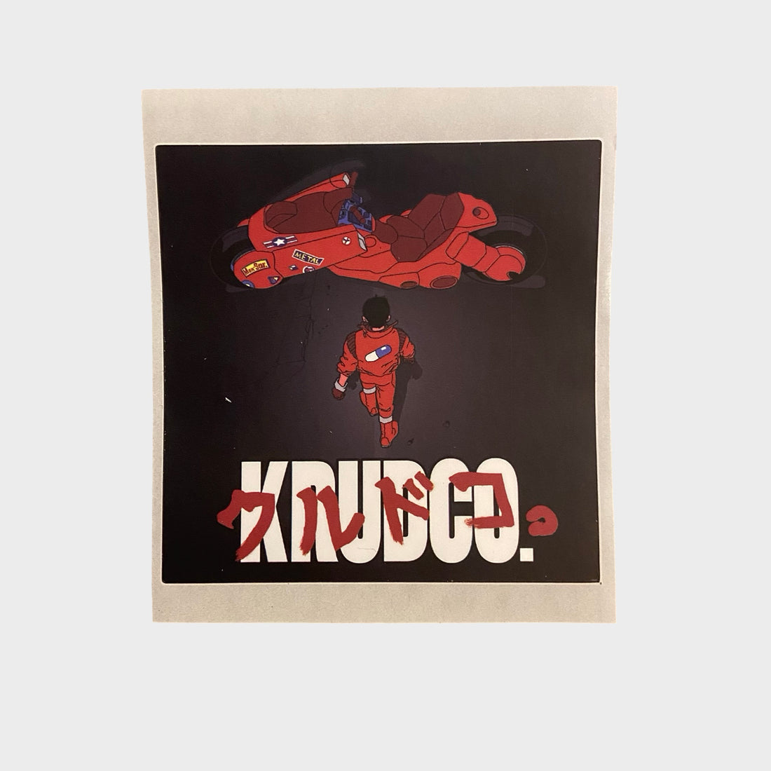 Krudco Akria Square Sticker - Krudco. Skateshop