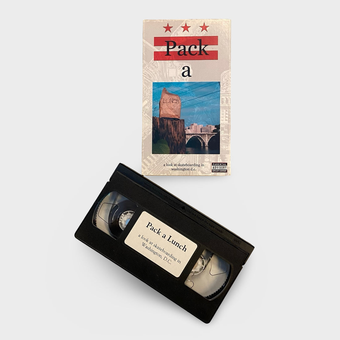 Pack A Lunch Washington DC  VHS Skateboarding Video - Krudco. Skateshop