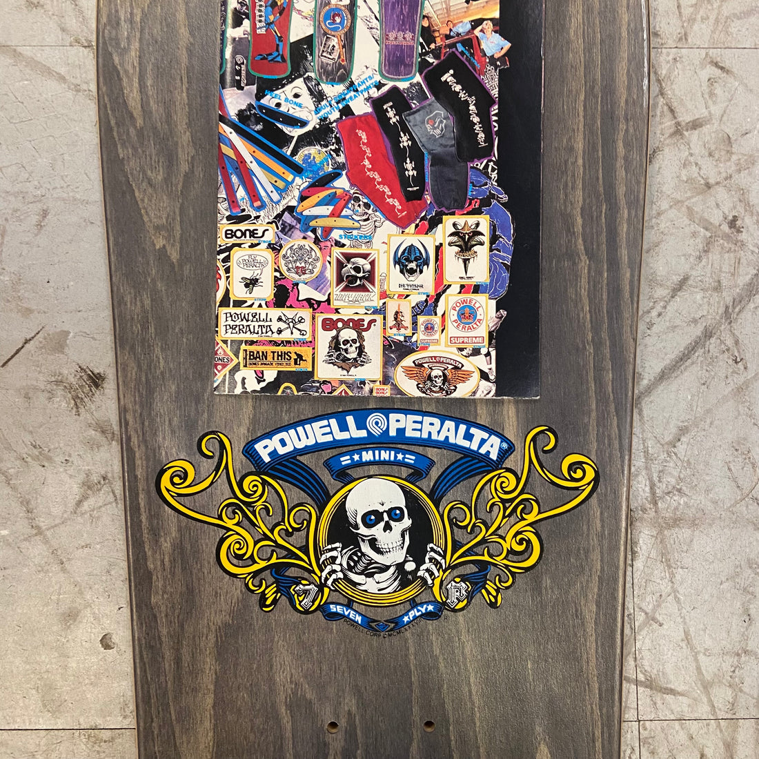 Powell Peralta Tommy Guerrero Mini 1989 Iron Gate Skateboard Deck - Krudco. Skateshop