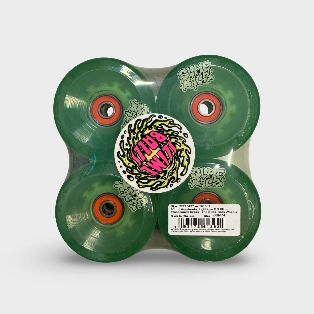 Slime Balls 66MM 78a Accelerator Light Up Wheels