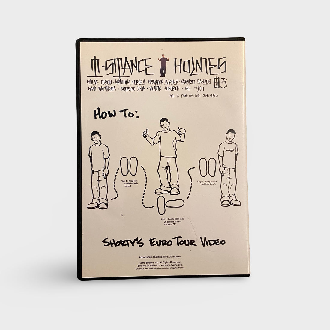 Shorty's T Stance Homies Euro Tour 2003 Skateboarding DVD