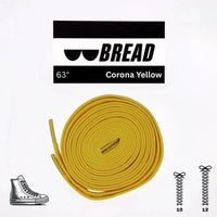 Corona Yellow Laces - Krudco. Skateshop
