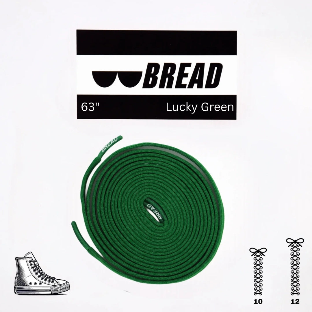 Lucky Green Laces - Krudco. Skateshop