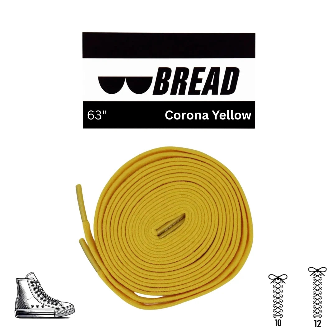 Corona Yellow Laces - Krudco. Skateshop