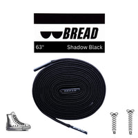 Shadow Black Laces - Krudco. Skateshop