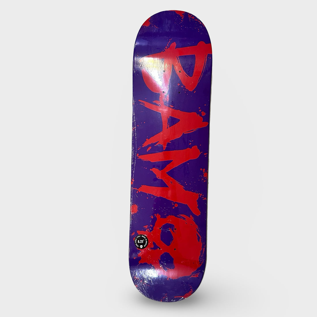 Zero BAM 8.25"  Purple Blood 3 Single Skull Deck