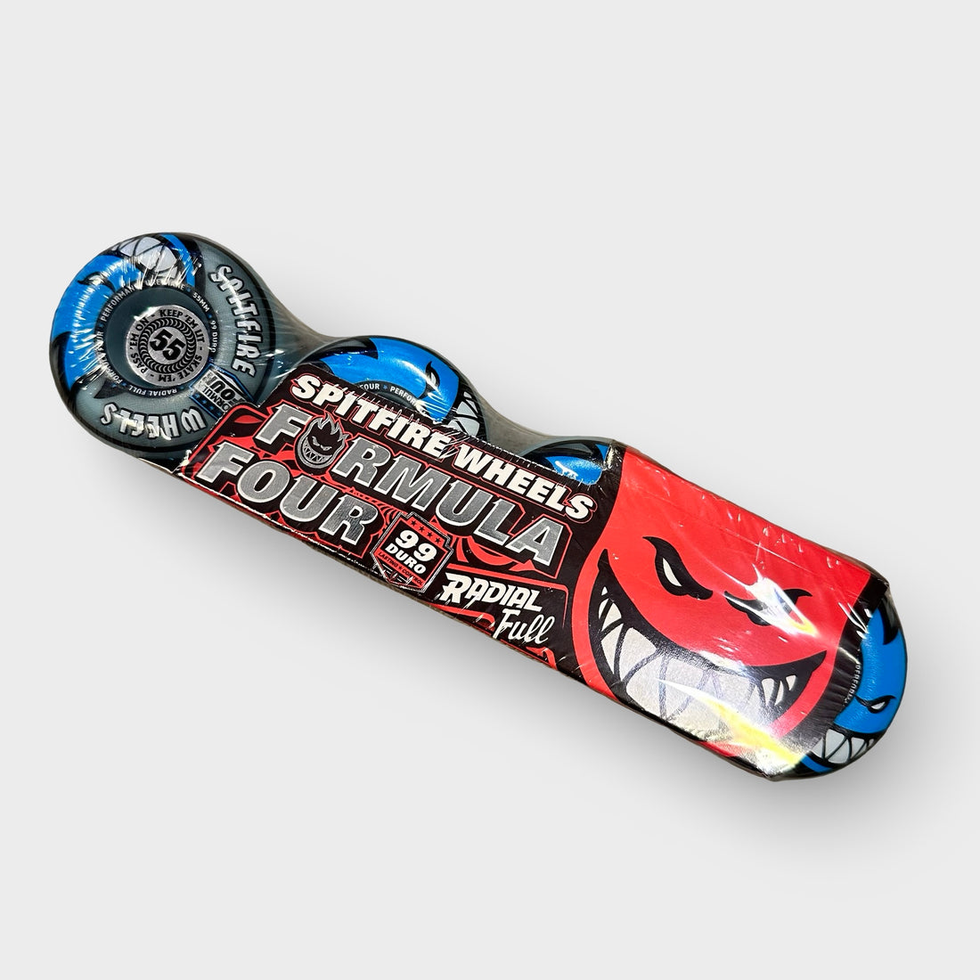 Spitfire 55mm Radial Full 99D Formula FourLight Blue Wheels