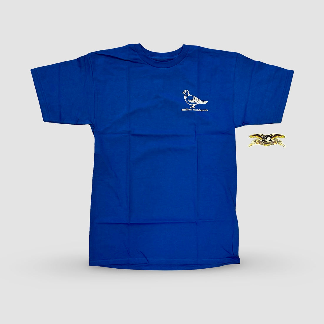 Anti hero Basic Pigeon Royal /white short sleeve