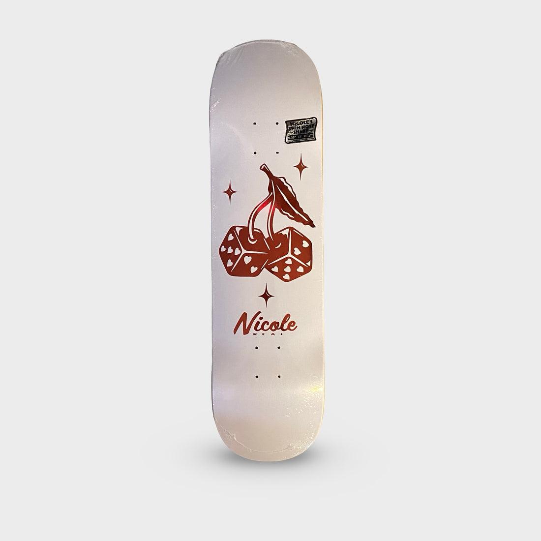 Real 8.35" Nicole High Roller Twin Nose Deck - Krudco. Skateshop