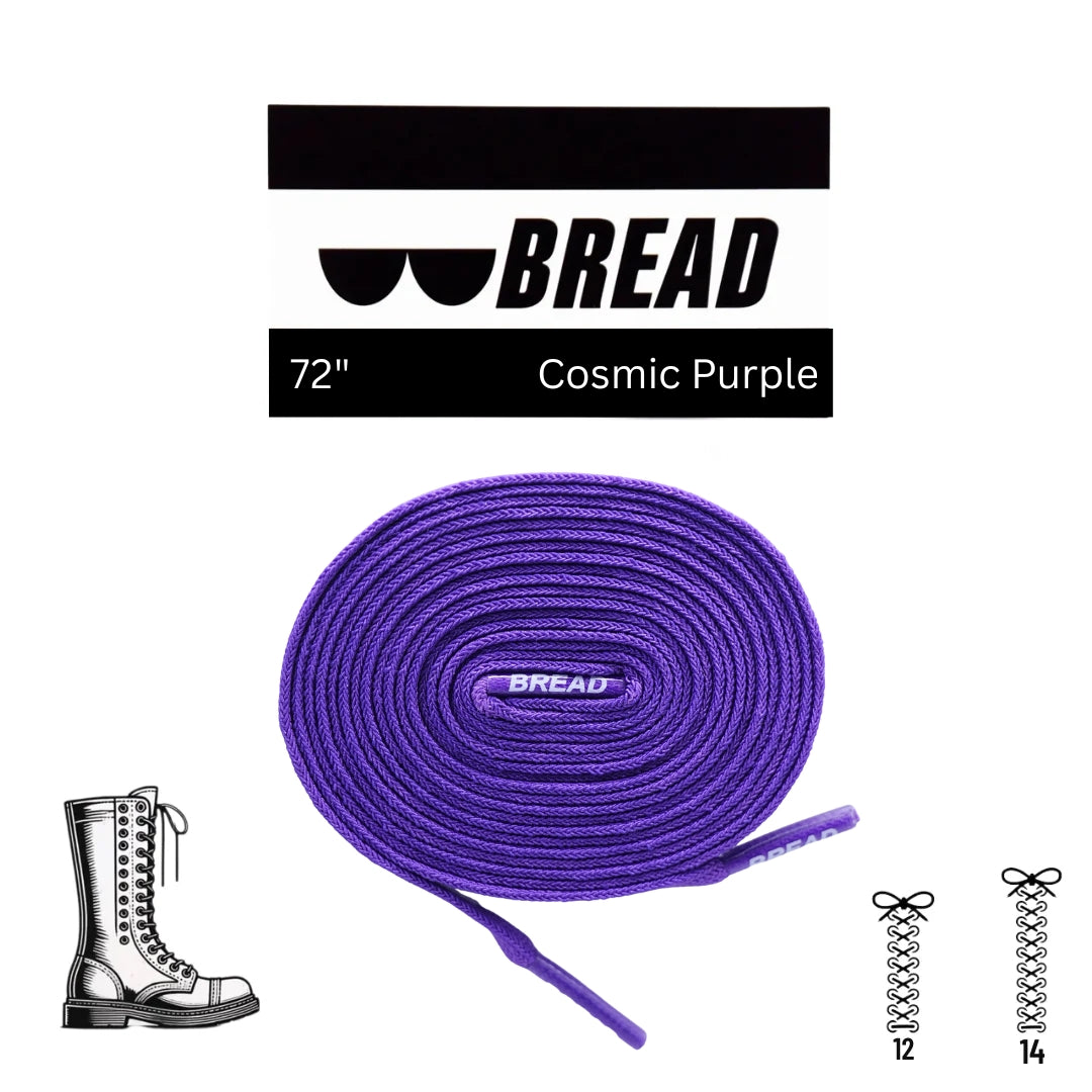 Cosmic Purple Laces - Krudco. Skateshop