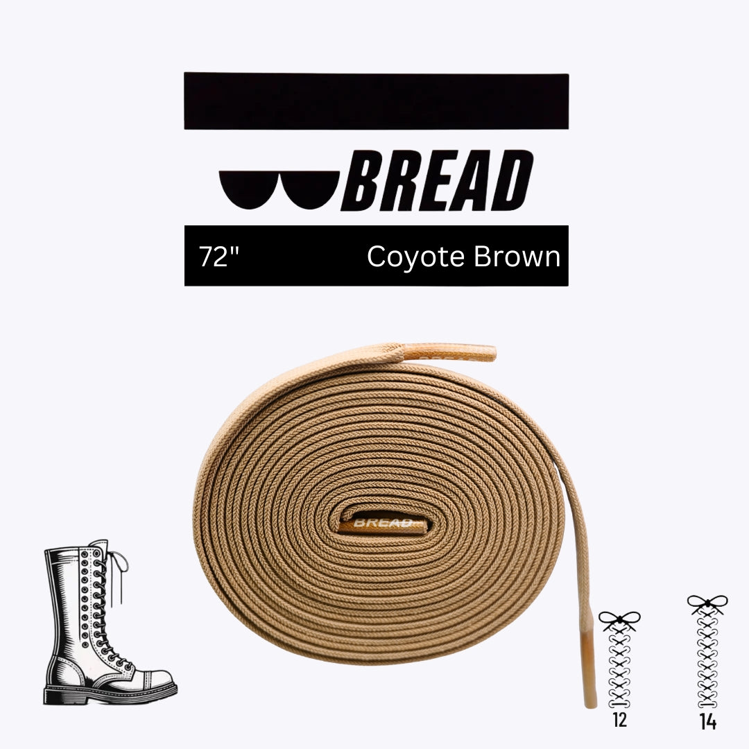 Coyote Brown Laces - Krudco. Skateshop