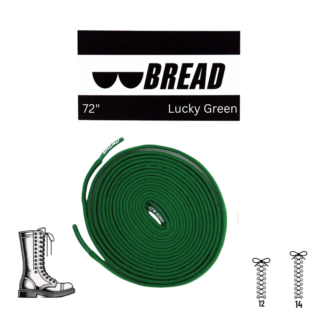 Lucky Green Laces - Krudco. Skateshop