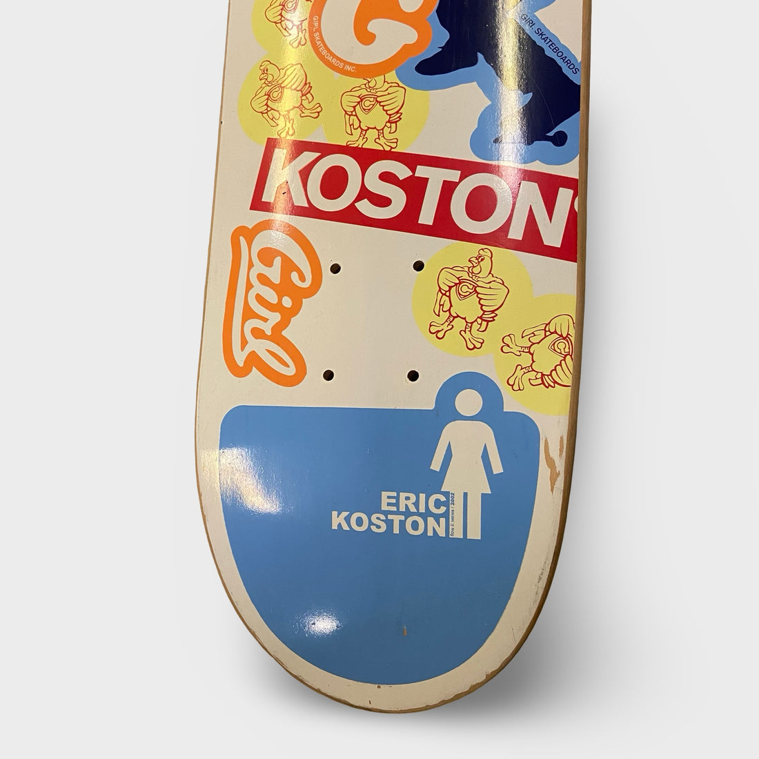 Girl 2002 Eric Koston Flow 2 Series 7.6” Vintage Deck