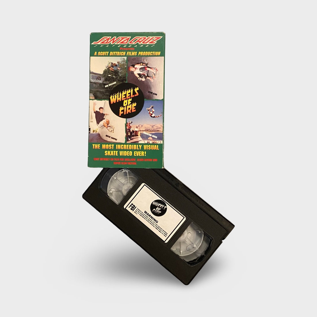 Santa Cruz Wheels Of Fire Old School VHS Skateboard Video