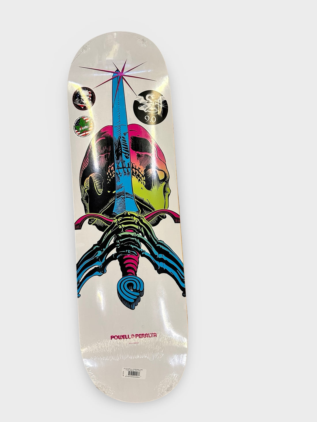 Powell 9.0" Skull & Sword Deck