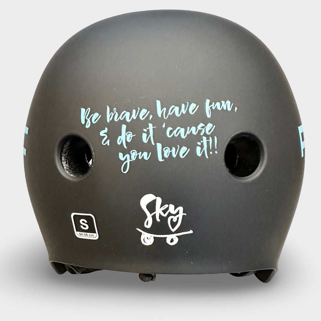 Pro-Tec Full Cut Sky Brown Helmet. Black Small