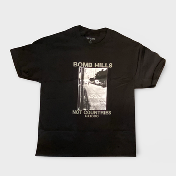 GX1000 Bomb Hills Not Countries T-Shirt Black