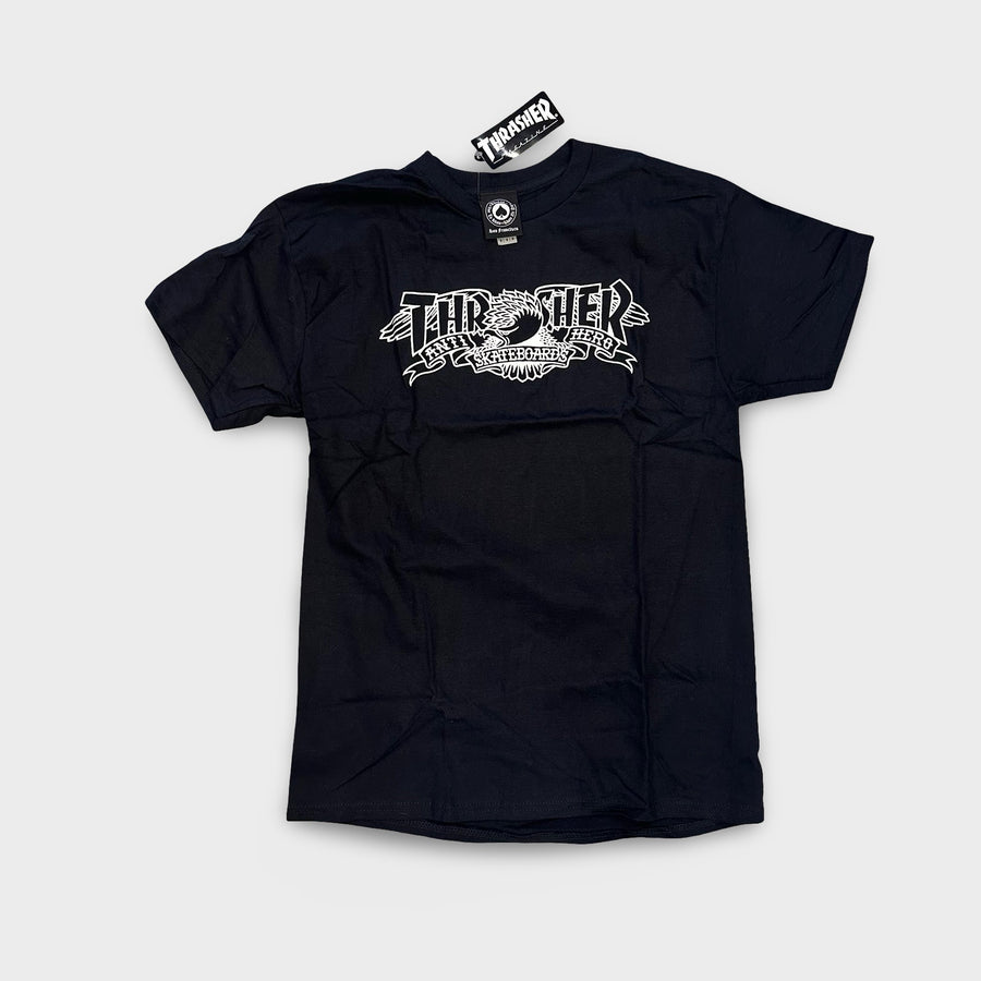 Thrasher x Anti-hero Mag Banner black T-Shirt