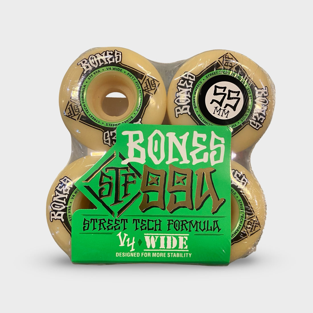 Bones 55mm V4 Wide STF 99a Wheels