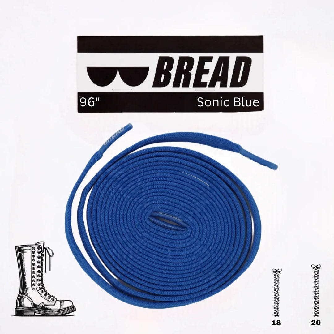 Sonic Blue Laces - Krudco. Skateshop