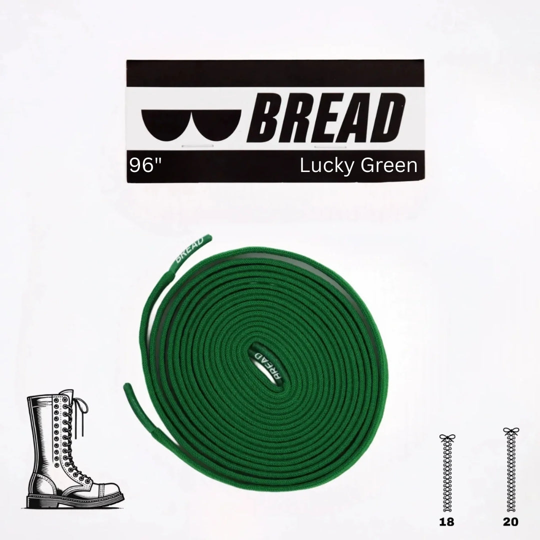 Lucky Green Laces - Krudco. Skateshop