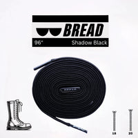 Shadow Black Laces - Krudco. Skateshop