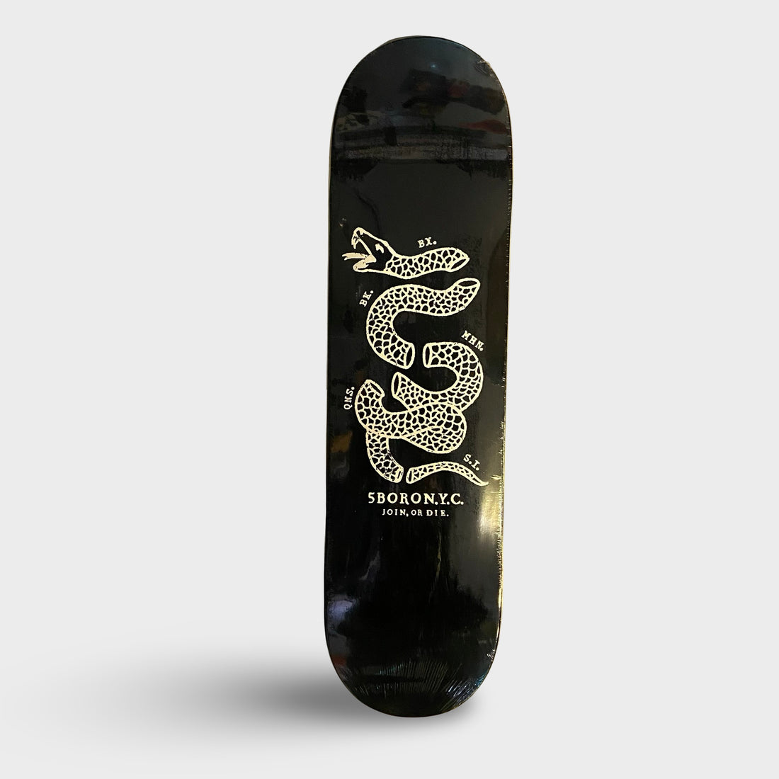 5boro 8.25" Join Or Die Deck - Krudco. Skateshop