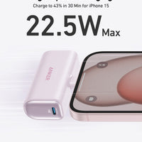 Anker Nano Power Bank (22.5W, Built-In USB-C Connector) - Krudco. Skateshop