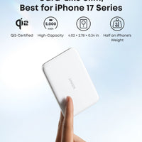 Anker Nano Power Bank (5K, MagGo, Slim) - Krudco. Skateshop