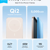 Anker Nano Power Bank (5K, MagGo, Slim) - Krudco. Skateshop