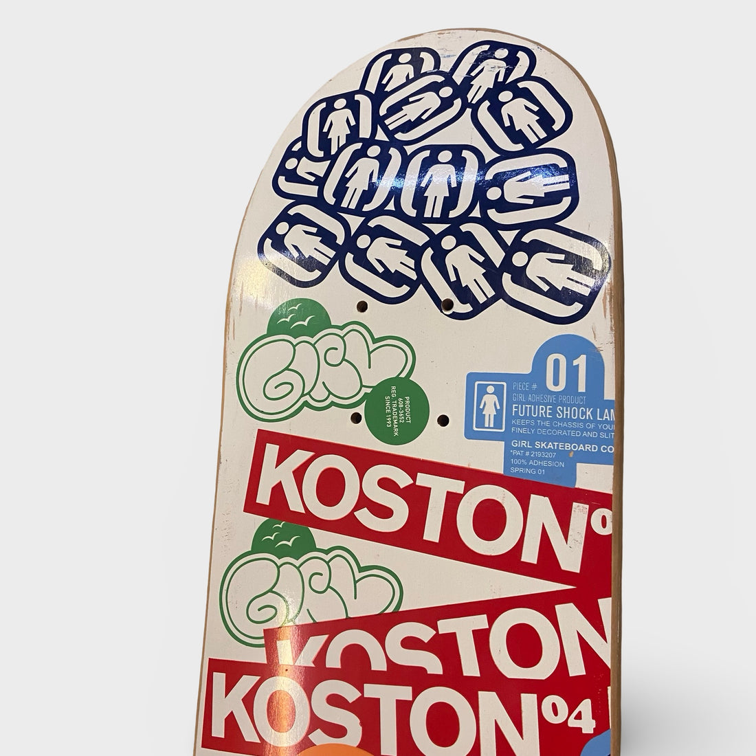 Girl 2002 Eric Koston Flow 2 Series 7.6” Vintage Deck