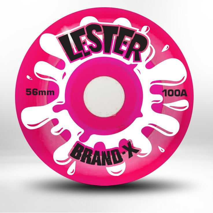 Lester Kasai HARD TRANSLUCENT Wheels 56mm/100a - Krudco. Skateshop