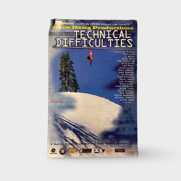 Technical Difficulties Mac Dawg Productions VHS 1999-2000 Snowboarding Video