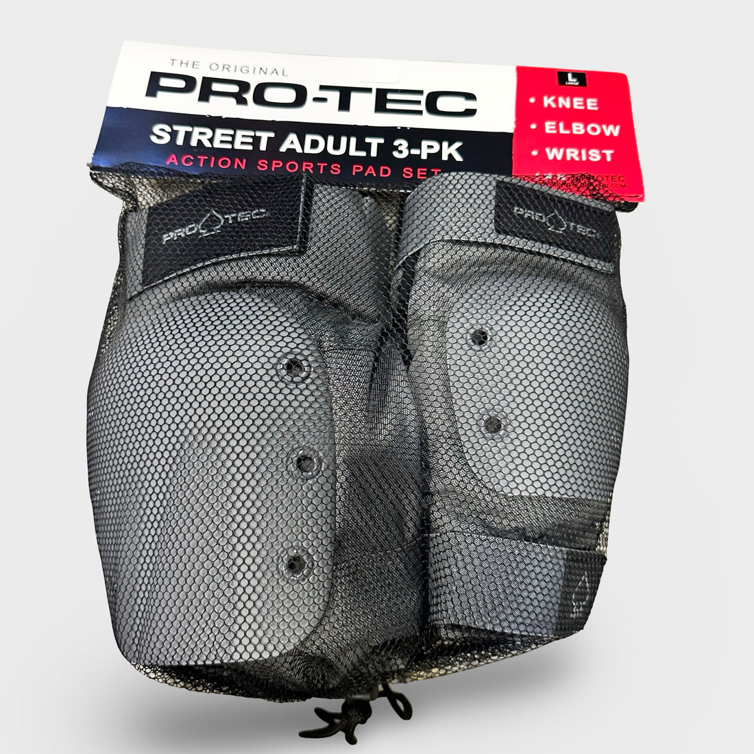 Pro-Tec Street Pad Set Knee/Elbow/Wrist Grey Large