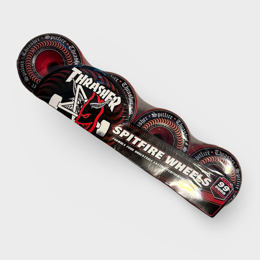 Spitfire 58mm Radial Full Formula Four 99D Thrasher Red Wheels