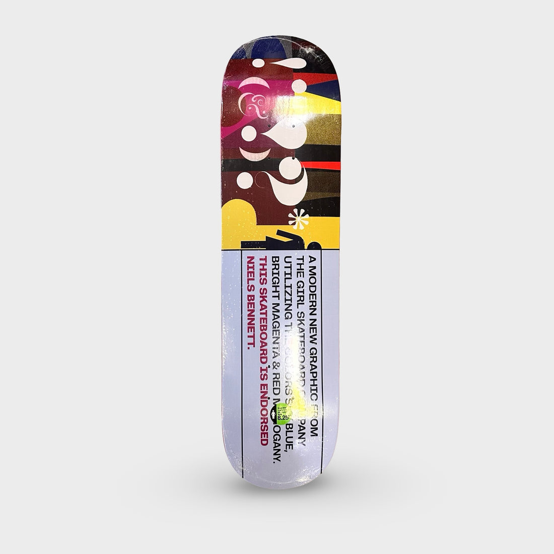 Girl 8.25" Bennett Follies Deck - Krudco. Skateshop