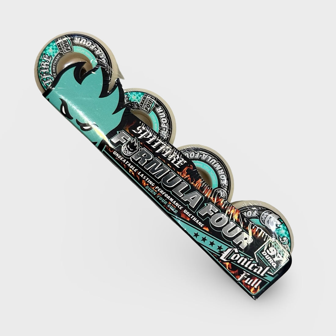 Spitfire 54MM 97D Conical Full Formula Four Wheels - Krudco. Skateshop