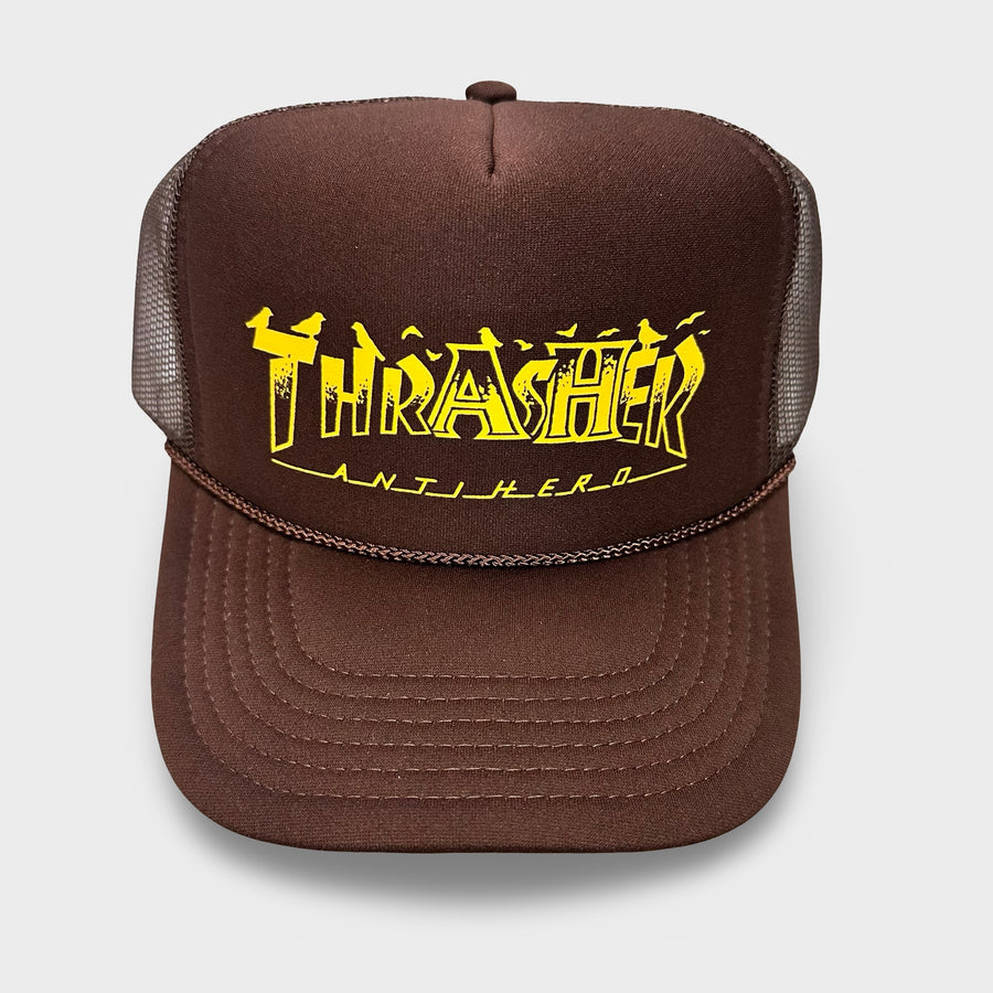 Thrasher X Anti Hero Pigeon Mesh Hat