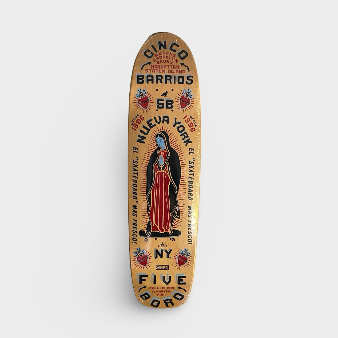 5boro 8.1" Cico Barrios Cruiser Deck